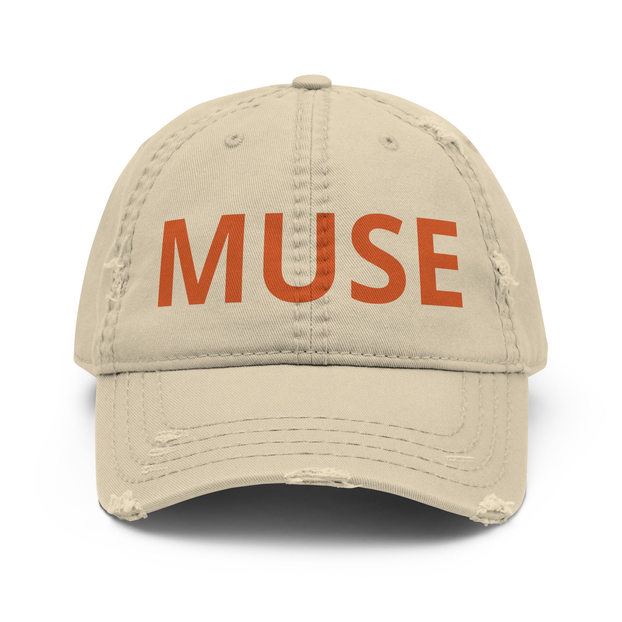 "MUSE"  Women's Distressed Sports Cap