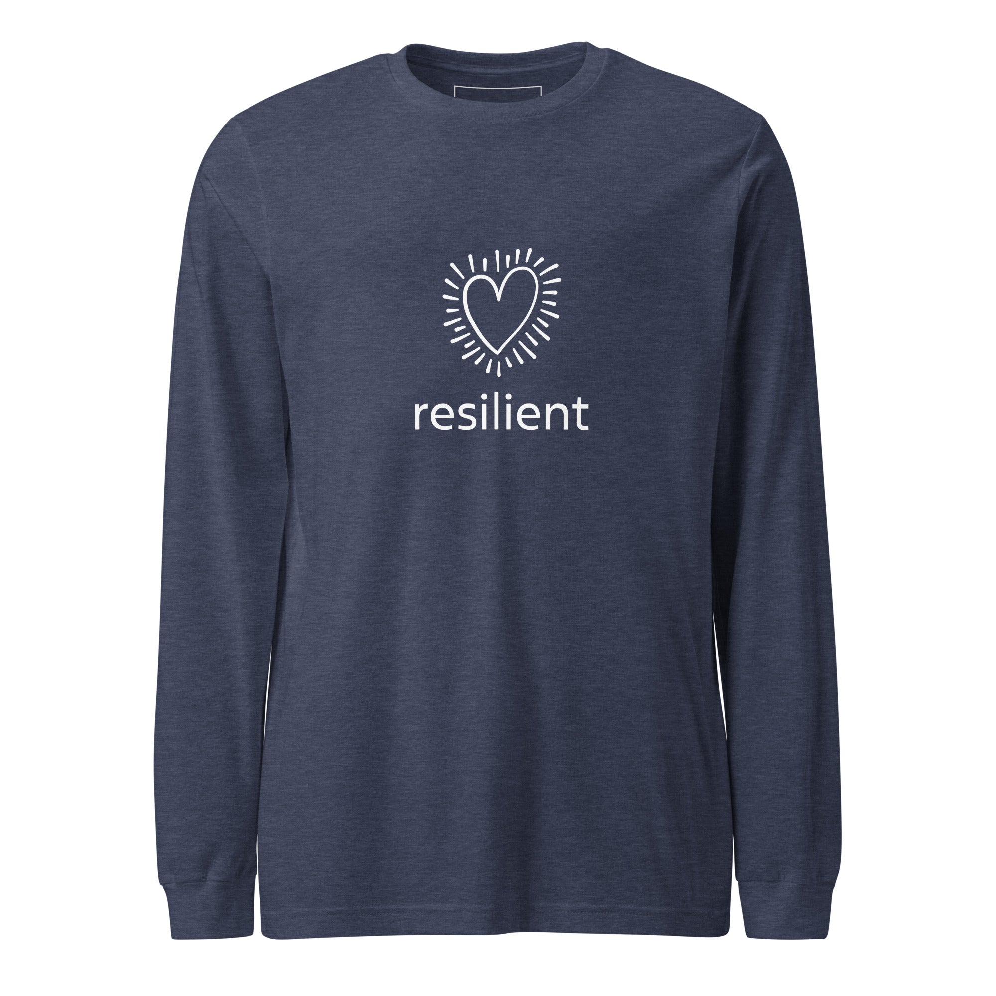 "resilient"  Women's Long Sleeve Statement Tee